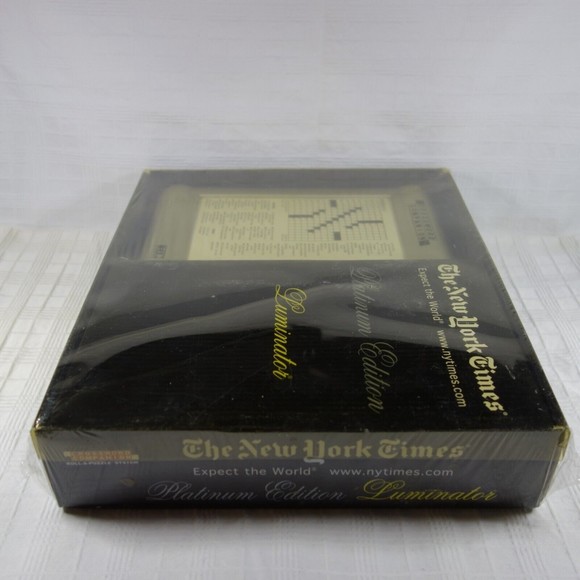 The New York Times Crossword Companion Luminator Platinum Edition Factory Sealed - Picture 4 of 8